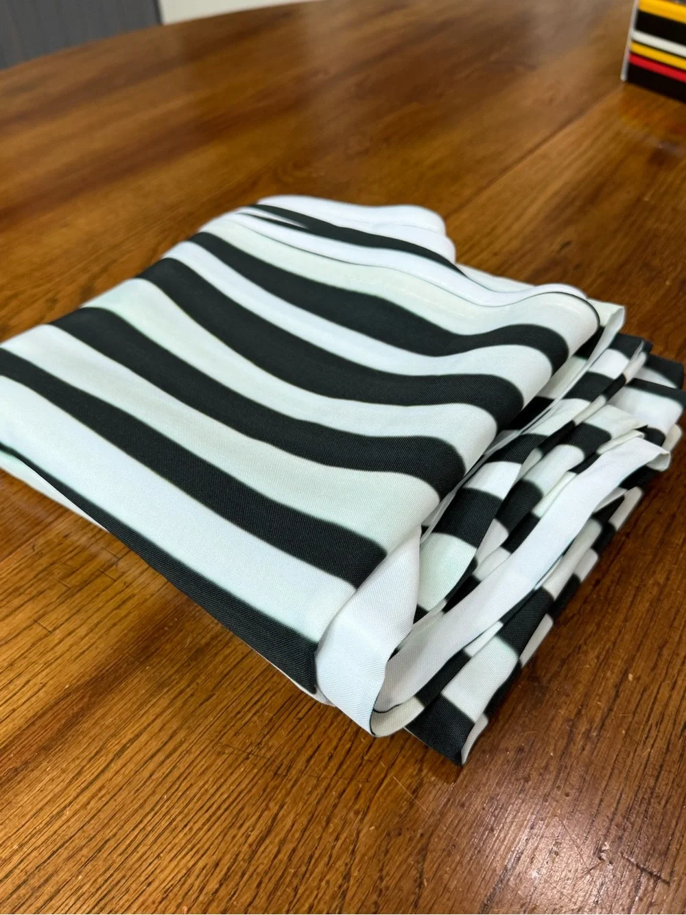 East Urban Home Black White Striped Shower Curtain Extra Long Modern Stripes